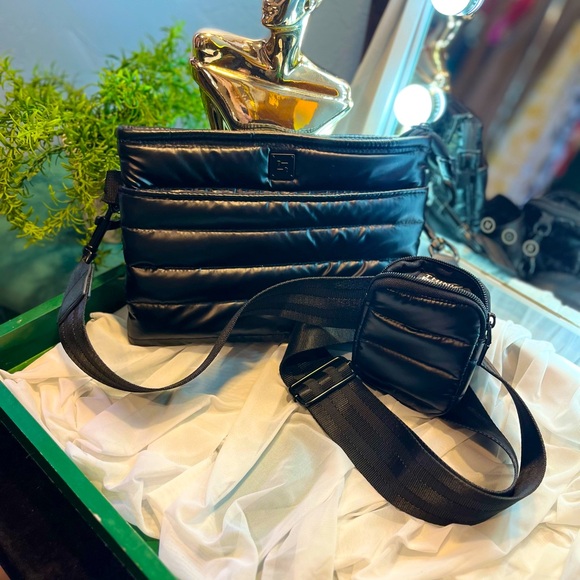 Think Royln Downtown Crossbody Bag w/clip on pouch - Picture 1 of 9